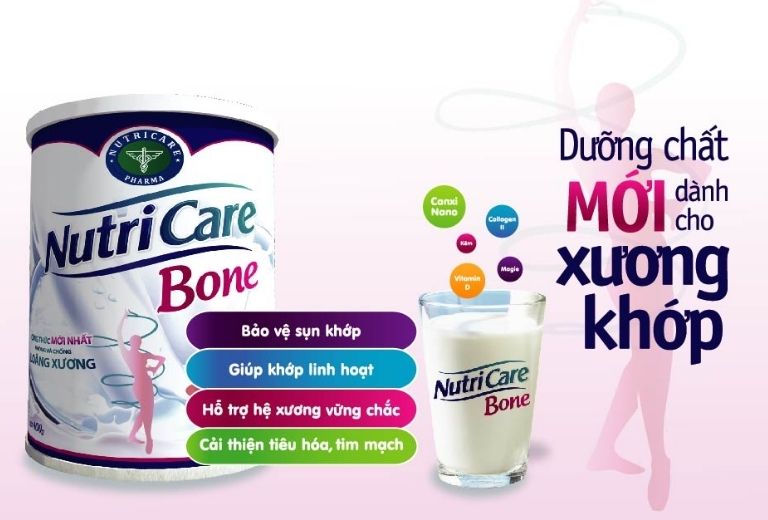 Sữa loãng xương dành cho người trung niênNutricare Bone