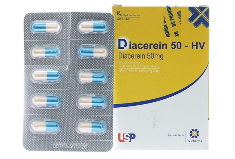 Diacerein được sử dụng phổ biến trong điều trị thoái hóa khớp