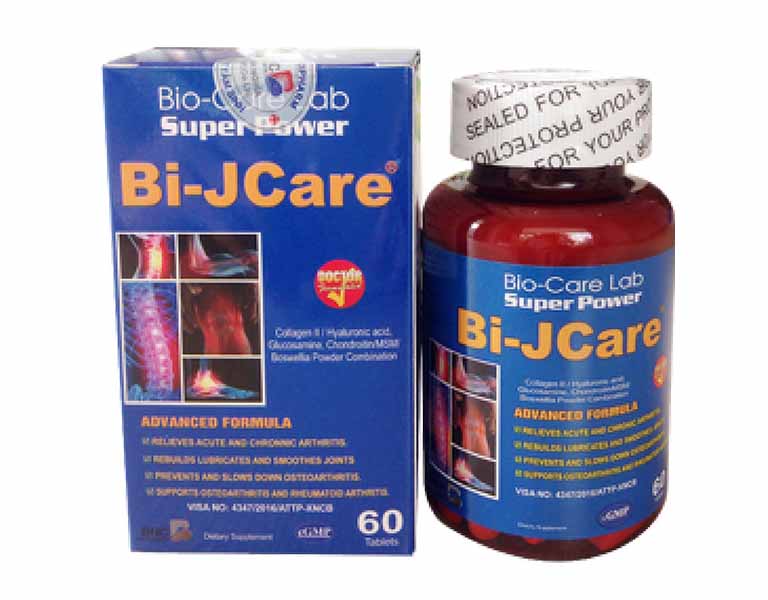 Bi – Jcare là viên uống hỗ trợ điều trị và tăng cường sức khỏe xương khớp xuất xứ Mỹ