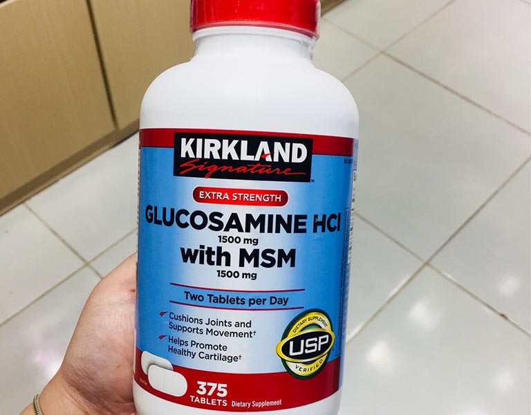 Glucosamine HCL 1500mg có tác dụng giảm đau và làm lành vùng bị tổn thương