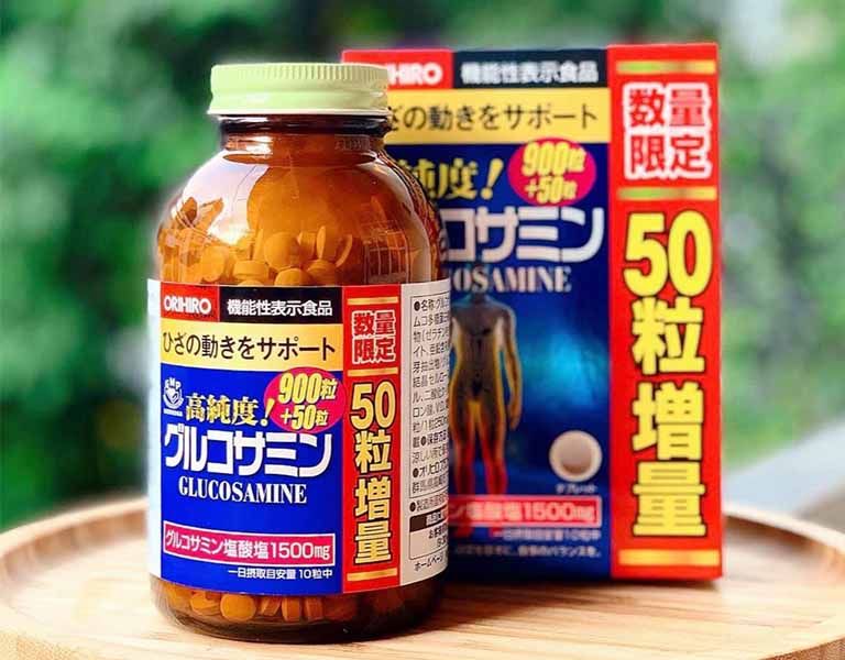 Glucosamine Orihiro là viên uống trị thoái hóa cột sống lưng xuất xứ Nhật Bản