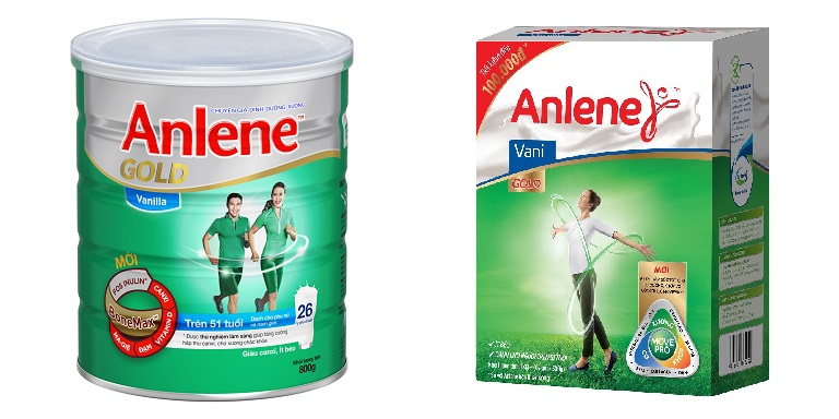 Sữa bột Anlene là thức uống dành riêng cho người lớn tuổi với tác dụng bổ sung hàm lượng canxi.
