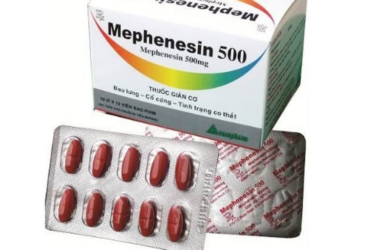 Mephenesin được chỉ định cho trường hợp viêm đau khớp vai đi kèm co thắt cơ
