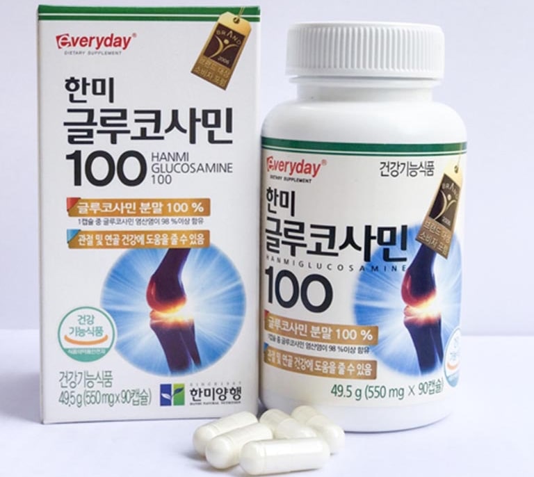 Thuốc trị đau khớp Hàn Quốc Glucosamine Hanmi hỗ trợ điều trị bệnh gout rất tốt