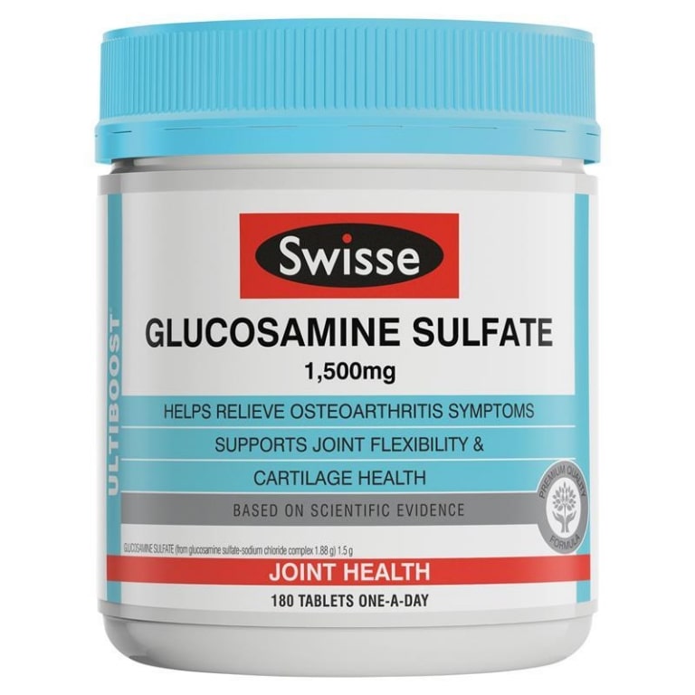 Swisse Ultiboost Glucosamine Sulfate 1500mg phục hồi sức khoẻ xương khớp rất tốt